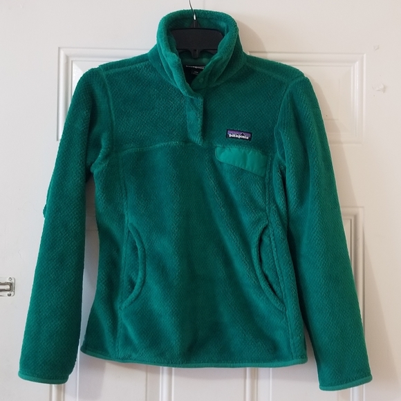 Patagonia Women's Impact Green Re Tool Snap T Fleece Pullover - Picture 2 of 11